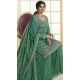 Green Chinon Embroidered Prachi Desai Sharara Suit - 9676188790