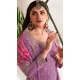 Purple Chinon Embroidered Party Wear Prachi Desai Sharara Suit - 9686188864