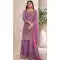 Purple Chinon Embroidered Party Wear Prachi Desai Sharara Suit - 9686188864