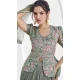 Grey Georgette Embroidered Party Wear Readymade Salwar Suit - 9729189114