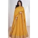 Silk Embroidered Party Wear Readymade Salwar Suit In Mustard - 9732189124