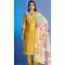 Yellow Roman Silk Embroidered Party Wear Readymade Salwar Kameez - 9846189960