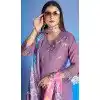 Lavender Roman Silk Embroidered Party Wear Readymade Salwar Kameez - 9846189961