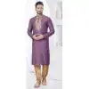 Wine Silk Zari Work Mens Readymade Plus Size Kurta Pajama - 9704188879