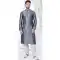 Grey Silk Resham Work Mens Readymade Kurta Pajama - 9704188888