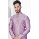 Lavender Silk Traditional Work Mens Readymade Kurta Pajama - 9704188892