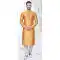 Mustard Silk Resham Work Mens Readymade Kurta Pajama - 9704188893