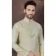 Gold Silk Traditional Work Mens Readymade Kurta Pajama - 9704188898