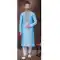 Sky Blue Art Silk Resham Work Mens Readymade Kurta Pajama - 9704188907