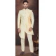 Gold Dhupion Woven Work Wedding Wear Men Indo Western - 9705188913