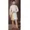 Cream With Chikoo Jacquard Silk Woven Work Wedding Wear Men Indo Western - 9705188923