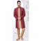 Maroon Art Dhupion Woven Work Wedding Wear Men Indo Western - 9705188927