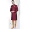 Maroon Jacquard Silk Resham Work Wedding Wear Men Indo Western - 9705188929