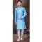 Sky Blue Jacquard Silk Resham Work Wedding Wear Men Indo Western - 9705188931