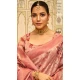 Pink Organza Silk Digital Print Work Designer Party Wear Saree - 9854190008