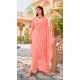 Georgette Embroidered Party Wear Salwar Suit In Baby Pink - 9891191067
