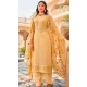 Georgette Embroidered Party Wear Salwar Suit In Brown - 9891191068