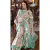 Plus Size Banarasi Silk Printed Party Wear Saree In Multi Color - 9896191119