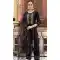 Rayon Resham Work Party Wear Readymade Salwar Suit In Black - 9776189455