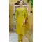 Rayon Resham Work Party Wear Readymade Salwar Suit In Yellow - 9776189456