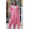 Silk Embroidered Party Wear Readymade Salwar Suit In Pink - 9777189460