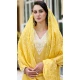 Silk Embroidered Party Wear Readymade Salwar Suit In Yellow - 9777189463