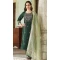 Rayon Embroidered Party Wear Readymade Salwar Suit In Dark Green - 9777189466