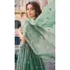 Sea Green Georgette Sequence Work Party Wear Plus Size Lehenga Choli - 9818189771