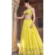 Georgette Sequence Work Party Wear Lehenga Choli In Yellow - 9820189777
