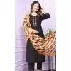 Black Roman Silk Hand Work Party Wear Readymade Salwar Suit - 9836189875