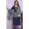 Blue Russian Silk Hand Work Party Wear Readymade Salwar Suit - 9836189883