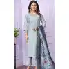 Sky Blue Modal Silk Hand Work Party Wear Readymade Salwar Suit - 9836189885