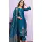 Russian Silk Hand Work Party Wear Readymade Salwar Suit In Blue - 9836189886