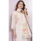 White Printed Modal Silk Hand Work Party Wear Readymade Salwar Suit - 9836189890