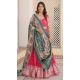 Pink Viscose Jacquard Printed Party Wear Lehenga Choli - 9900191136