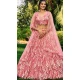 Pink Soft Net Sequins Embroidered Party Wear Lehenga Choli - 9937191340