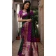 Green Dola Silk Bandhej Printed Party Wear Saree - 147161386