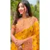 Plus Size Paithani Silk Woven Work Party Wear Designer Saree In Yellow - 147271465