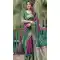 Green Dola Silk Bandhej Printed Traditional Wear Saree - 147361519