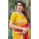 Yellow Dola Silk Bandhej Printed Traditional Wear Saree - 147361520