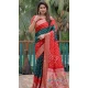 Red Dola Silk Bandhej Printed Traditional Wear Saree - 147361523