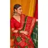 Lunar Green Tussar Silk Swarovski Work Party Wear Designer Plus Size Saree - 147441594