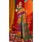 Mustard Purple Tussar Silk Swarovski Work Party Wear Designer Saree - 147441597