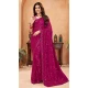 Pink Faux Georgette Sequence Embroidered Party Wear Saree - 147641701 Pink Faux Georgette Sequence Embroidered Party Wear Saree - 147641701