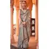 Pink Plus Size Viscose Silk Printed Foil Wedding Wear Designer Saree - 147681730