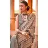 Pink Plus Size Viscose Silk Printed Foil Wedding Wear Designer Saree - 147681730