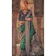 Green Viscose Silk Printed Designer Wear Saree - 147691735