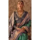 Green Viscose Silk Printed Designer Wear Saree - 147691735