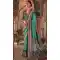 Sea Green Viscose Silk Printed Designer Wear Saree - 147691737
