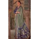 Grey Viscose Silk Printed Designer Wear Saree - 147691739